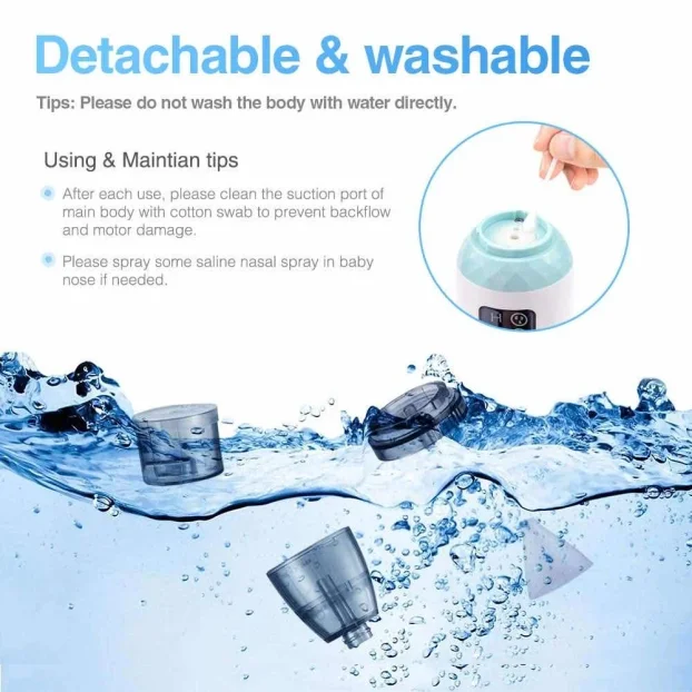 Nazalni aspirator elektricni cistac za nos i usi bebe novo
