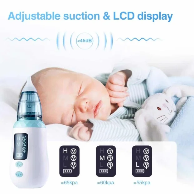Nazalni aspirator elektricni cistac za nos i usi bebe novo