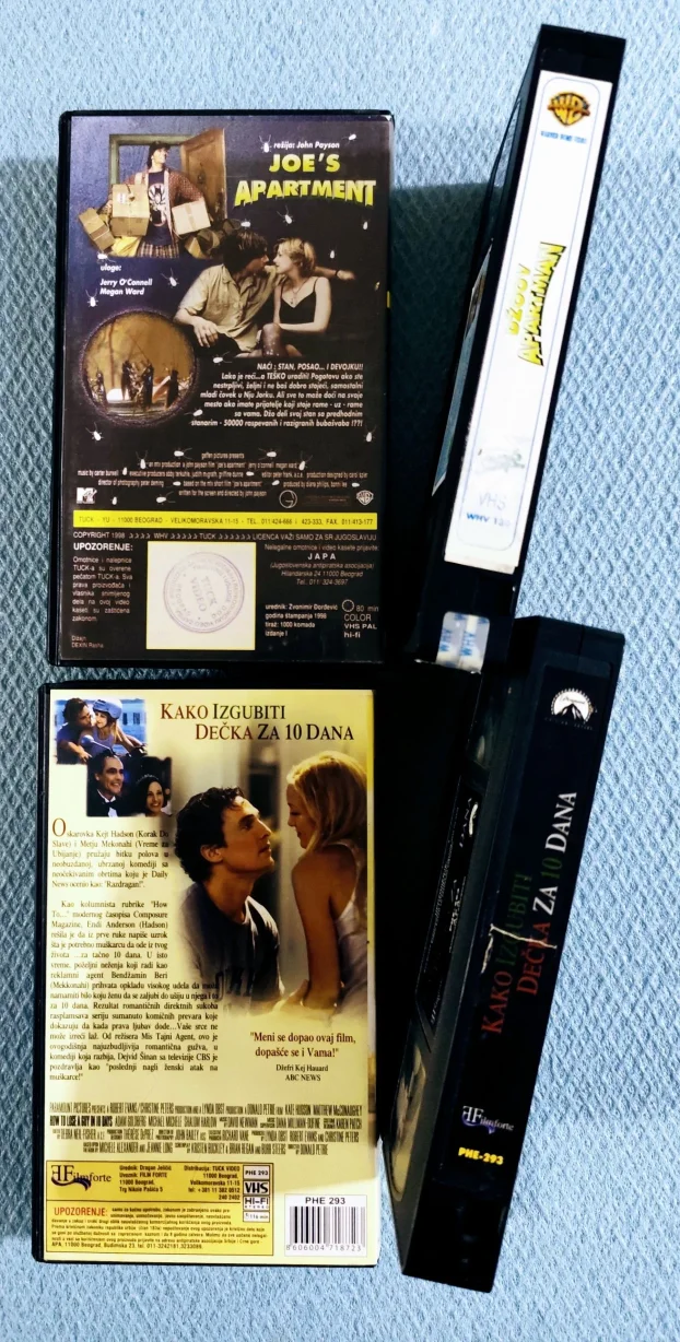 Gradska Džungla/Džoov Apartman/Ubistvo U Beloj Kući-VHS