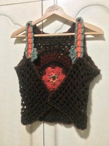 Prsluk rucni rad unikat