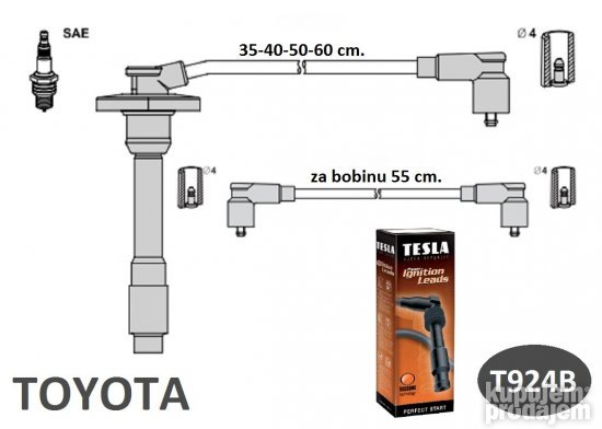 Toyota Avensis 1.6 - KABLOVI T924B-tojota avenzis
