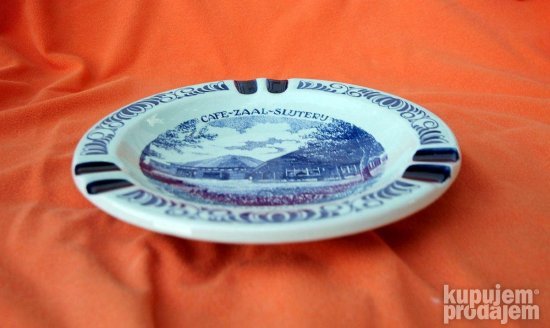 Delft's Blauw Mid Centuty Ručno slikane pepeljare 22,5 cmII