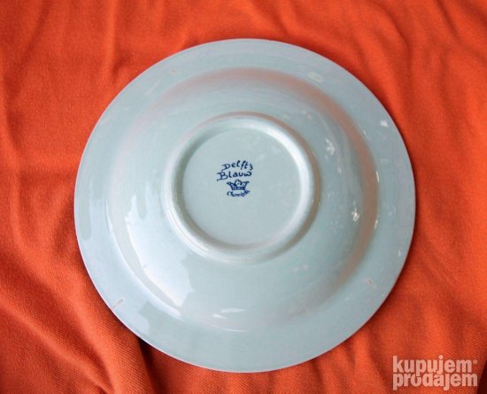 Delft's Blauw Mid Centuty Ručno slikane pepeljare 22,5 cmII