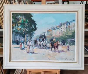 Dimitrijević Branko, ulje na platnu, uramljena lux