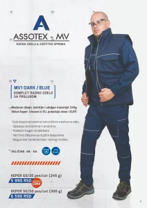 Treger pantalone MV1 POLUKOMBINEZON premium