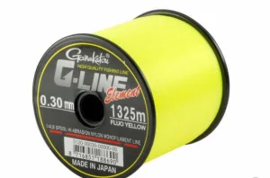 Najlon Gamakatsu G-Line F-Yellow 0.30mm / 6.5kg / 1325m