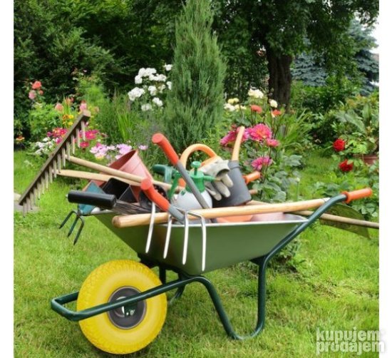 Tockovi za Teretna Kolica 260x85mm Zuti - Relaxdays
