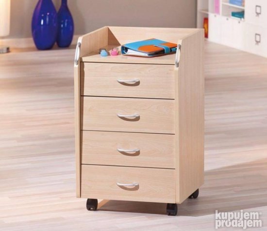 Pokretna Komoda 4 Fioke 65x40x36cm - InterLink