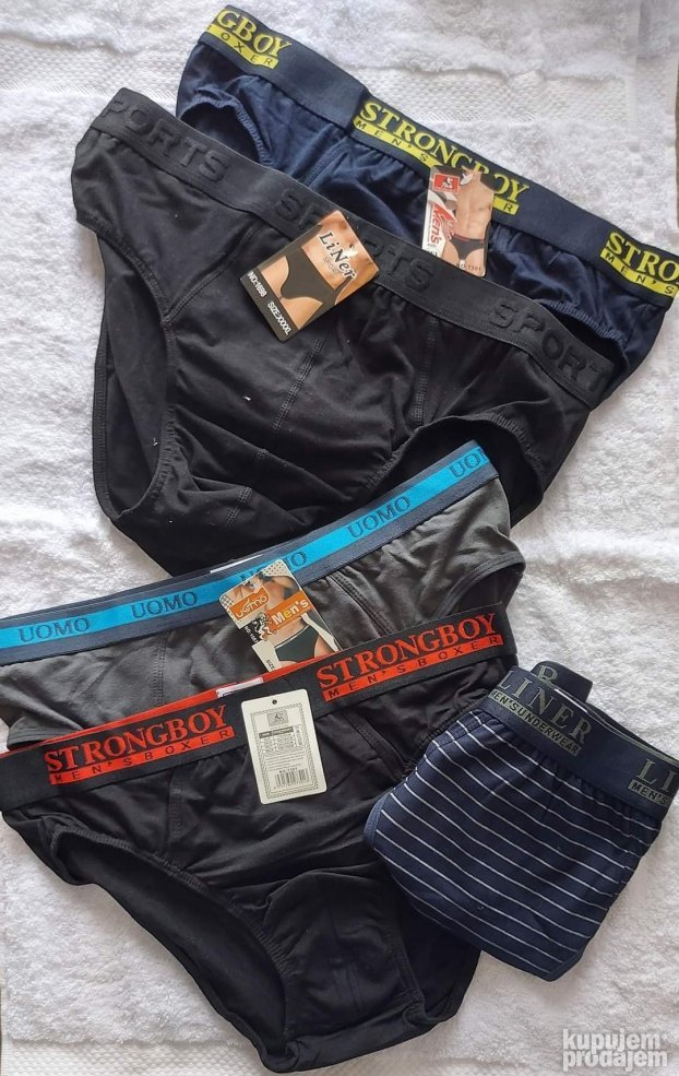 Muski slip ves 95% pamuk 5% likra Velcine XL, 2XL, 3XL, 4XL