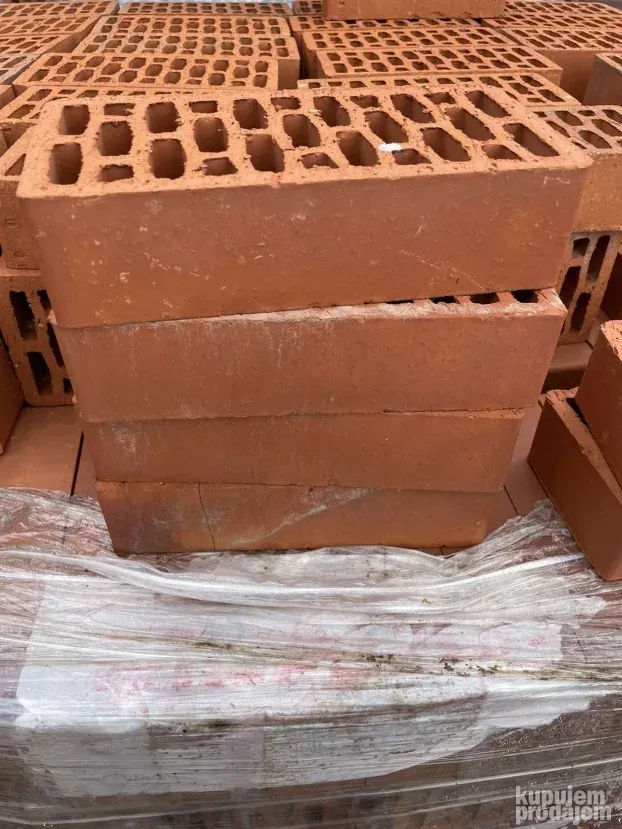 Crvena fasadna cigla Giter 1 NOVO 25x12x6 cm NOVO