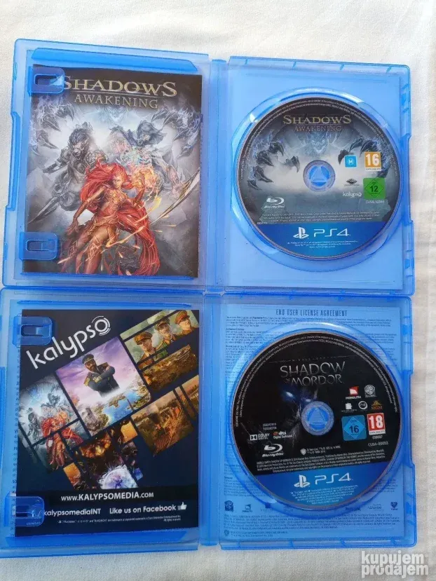 PS4 / PS5 - Shadow Awakening & Shadow of Mordor