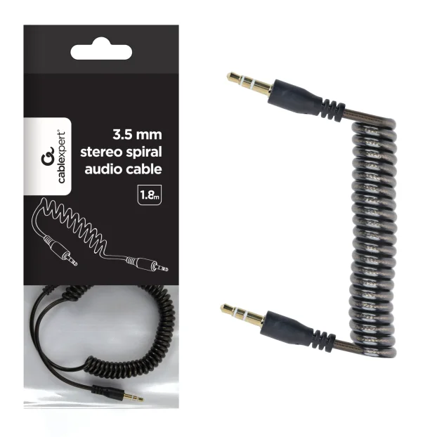 Gembird rastegljivi audio kabl 3.5mm muški na muški AUX 1.8m