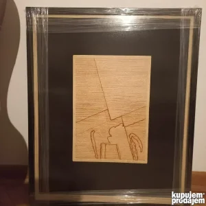 Stojan Ćelić,grafika "Vetar" 1967.