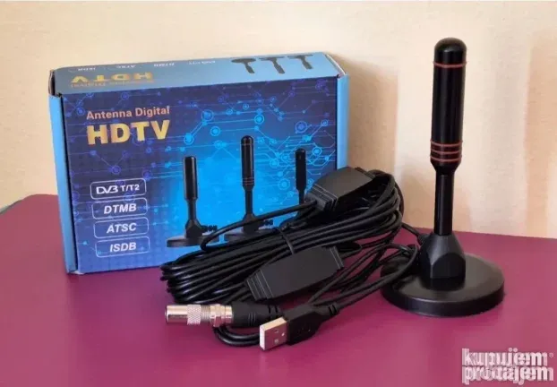 Digitalna Sobna TV antena Full HDTV 4K DVB-T2 besplatni TV