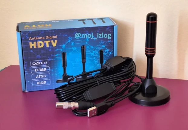 Digitalna Sobna TV antena Full HDTV 4K DVB-T2 besplatni TV