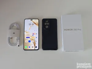Honor 200 Pro 512/12+12GB Black/Kao Nov/Garancija