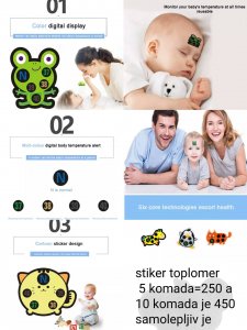 Stiker termometar za decu
