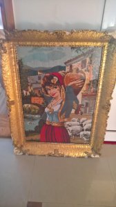 Vilerov Goblen Pastirica sa đerđefom  Goblen Pastirska Idila