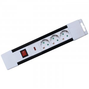 Home Produžni Kabel,3 Utičnice,Prekidač,2 Met, NVP 03K/WH