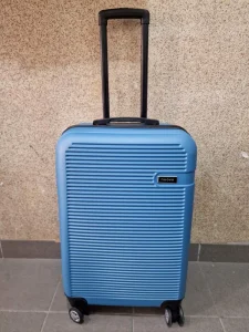 Kofer za putovanje od ABS sa 4 točkića Srednji Plavi