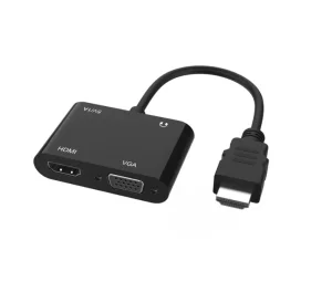 Adapter HDMI M-VGA F+HDMI F+audio