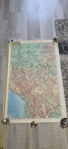 Stara karta SFRJ - Vojno Geografski institut