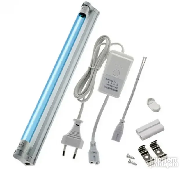 Lampa za sterilizaciju UV 15W, T8 sa kućištem 220V