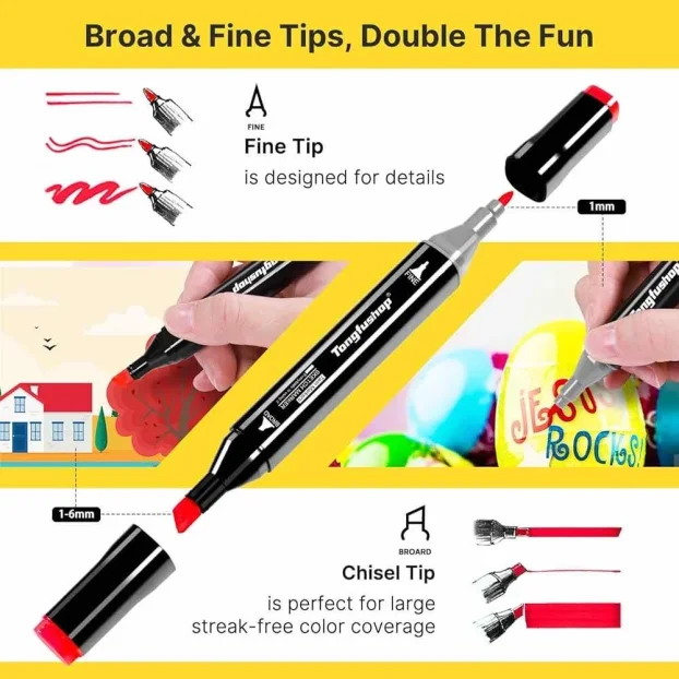 Markeri, 80 duplih markera