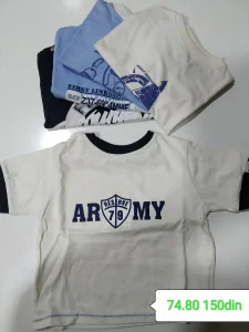 Muske majice, pantalone, kosulje, jakne, kape, leptir masne.