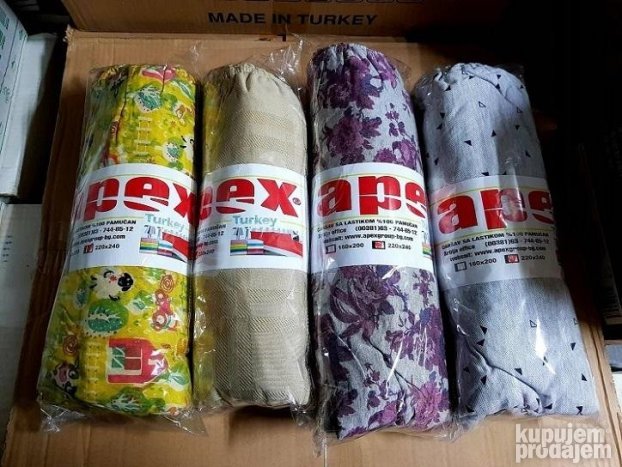 Čaršav sa lastišom lastišem 240x220 gumom POST BEZ PLATNA