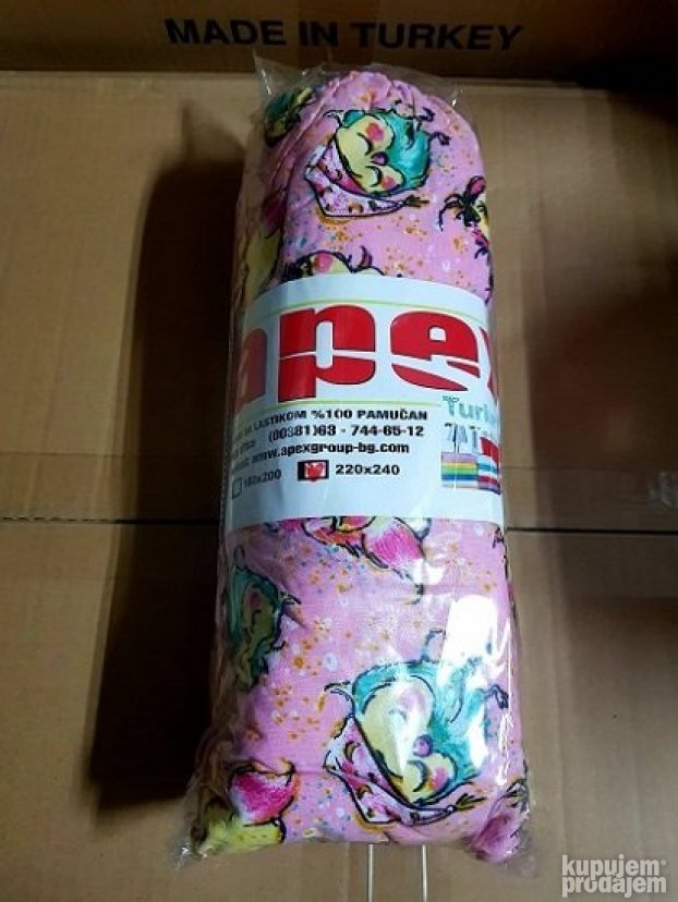 Čaršav sa lastišom lastišem 240x220 gumom POST BEZ PLATNA