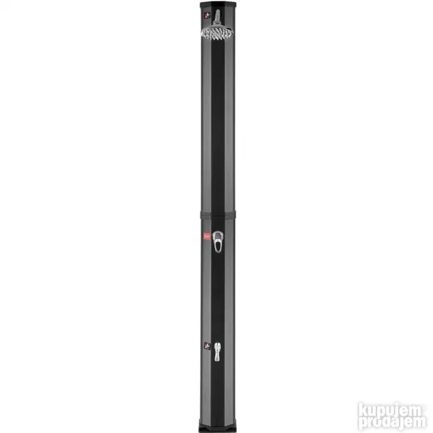 Solarni tuš 35 L 217 cm crni baštenski tus