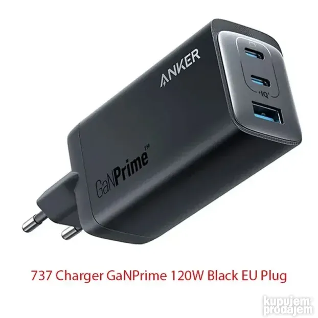 Anker 737 Charger 120W GaN Punjac za Macbook iPhone Samsung