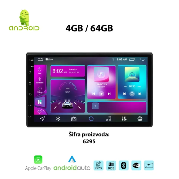 Multimedije za auto Android vec od 59eur 2GB univerzalne,