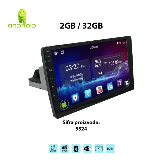 Multimedije za auto Android vec od 59eur 2GB univerzalne,