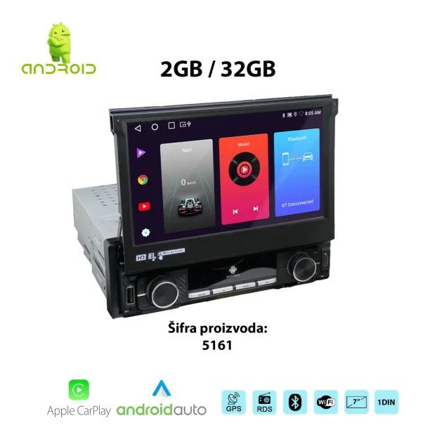 Multimedije za auto Android vec od 59eur 2GB univerzalne,