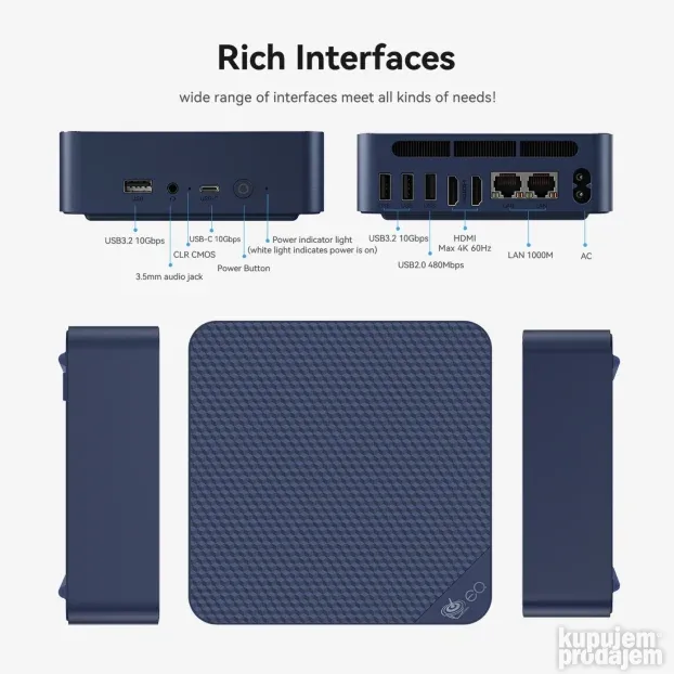 Beelink EQ 14 gen. Intel N150, 16GB, 500GB, Win11PRO