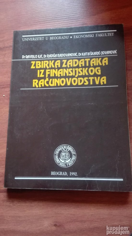 Zbirka Zadataka iz Finansijskog Racunovodstva