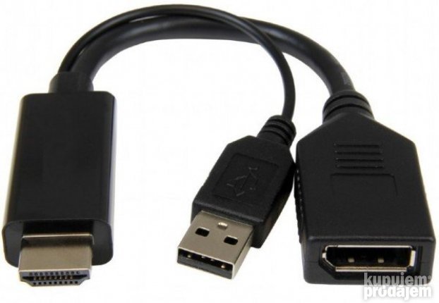 CABLEXPERT Aktivni HDMI na Displayport adapter 4k 30Hz