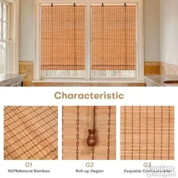 Bambus zavese 80x200cm N287