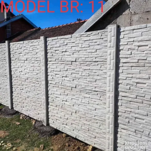 Izrada+Ugradnja Betonskih Ograda