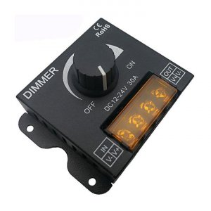LED dimer 1x30A 12/24VDC