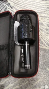 Mikrofon karaoke WS 858 sa torbicom Crne boje