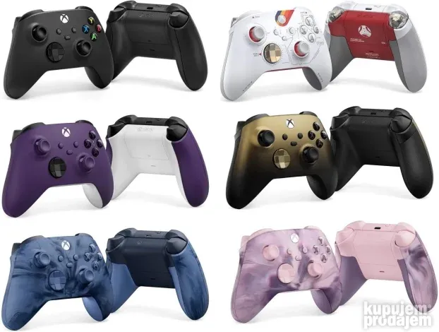 Xbox Series S X Controller Sky Pulse Ghost Cipher Doom Black