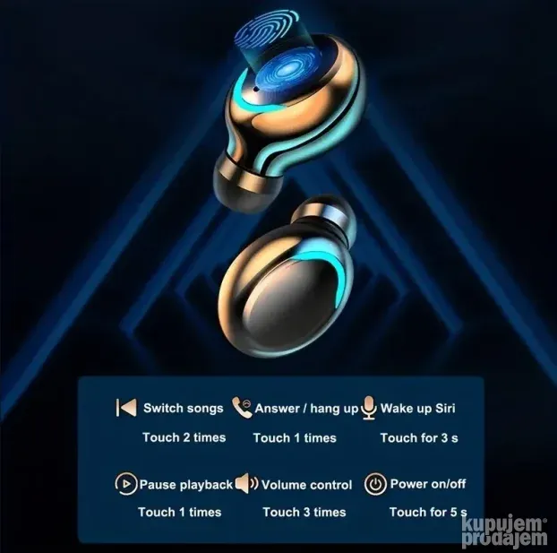 9D Sound bežične slušalice, wireless bluetooth slušalice