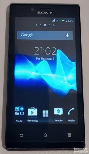 Sony Ericsson Xperia ST26A sim free srpski meni