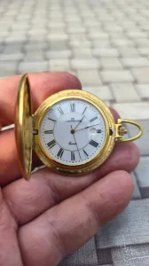 LORENZ quartz - kvlitetan stari džepni sat sa datumom