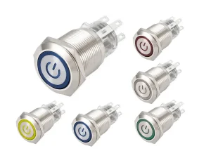 16mm vodootporni antivandal prekidač ON-OFF (više boja) -MLT