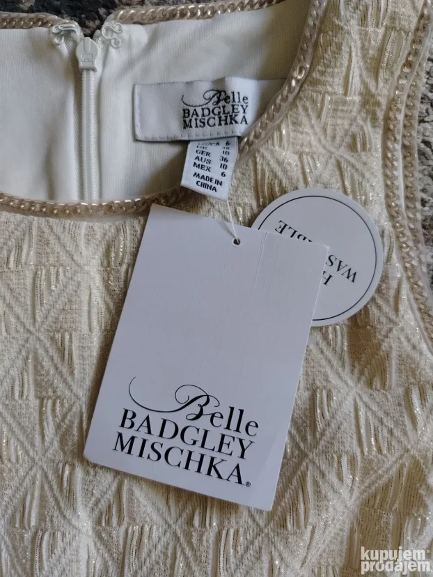 NOVO haljina Badgley Mischka 38