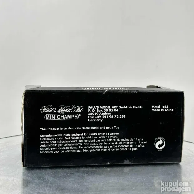 1/43 Minichamps Mercedes 220 Ponton W180